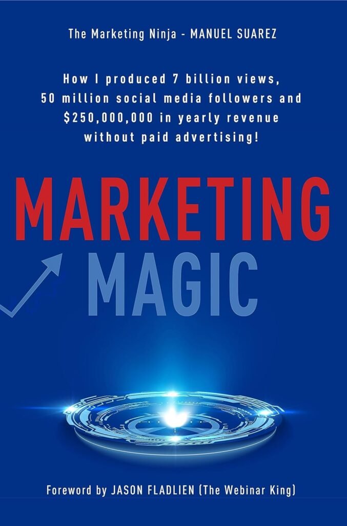 Marketing Magic: How I produced 7 billion views, 50 million social media followers and $250,000,000 in yearly revenue without paid advertising!     Kindle Edition